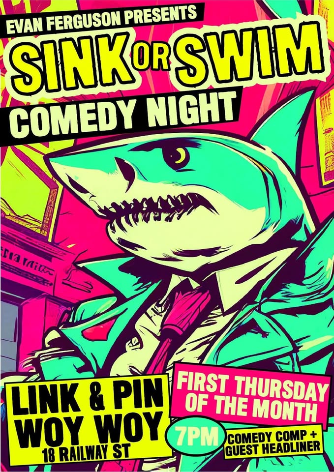Sink Or Swim June Comedy Showcase! Free Entry!