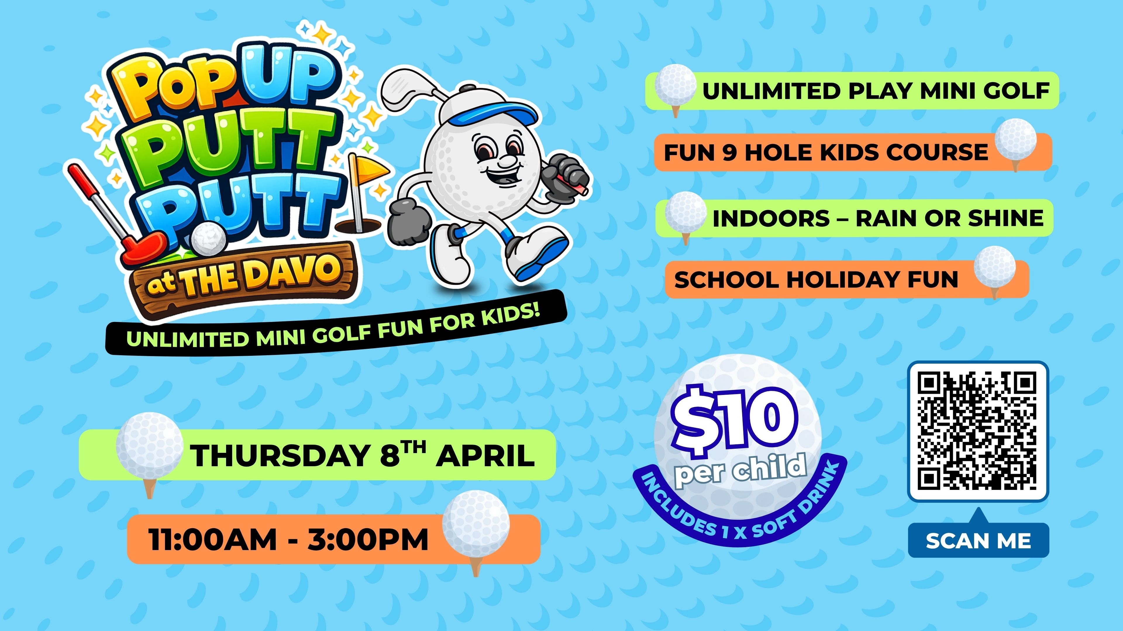 Pop Up Putt Putt Golf At The Davo July 2026