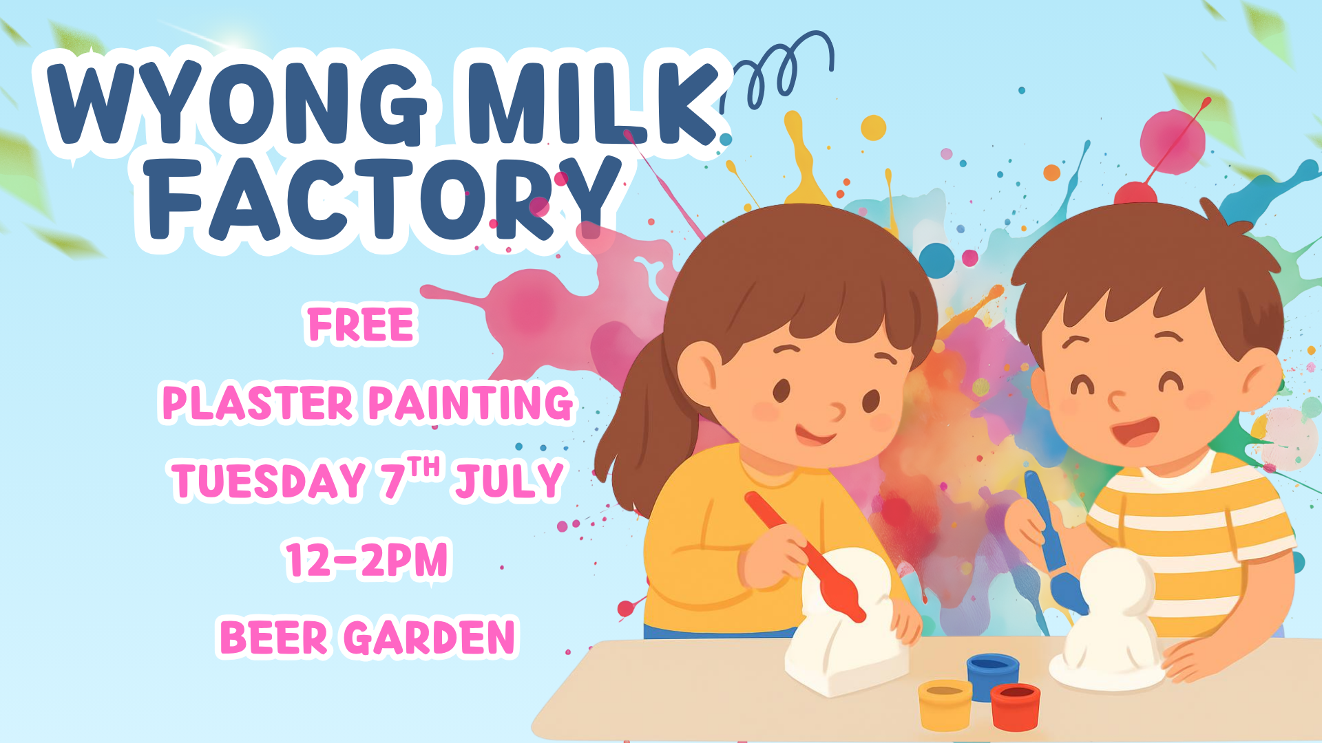 Plaster Painting - July School Holidays